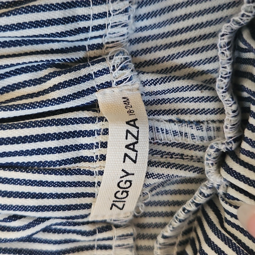 Ziggy Zaza Casper Pant Navy Stripe - Picture 3 of 3